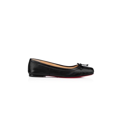 CHRISTIAN LOUBOUTIN MAMADRAGUE BALLERINAS NAPPA LEATHER BLACK WOMEN 3200027BK01